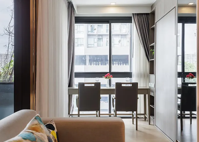 Apartment Premium Center Of Bkk 5 Mins Bts Thong Lor *